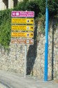The street signs are written in both Basque and Spanish